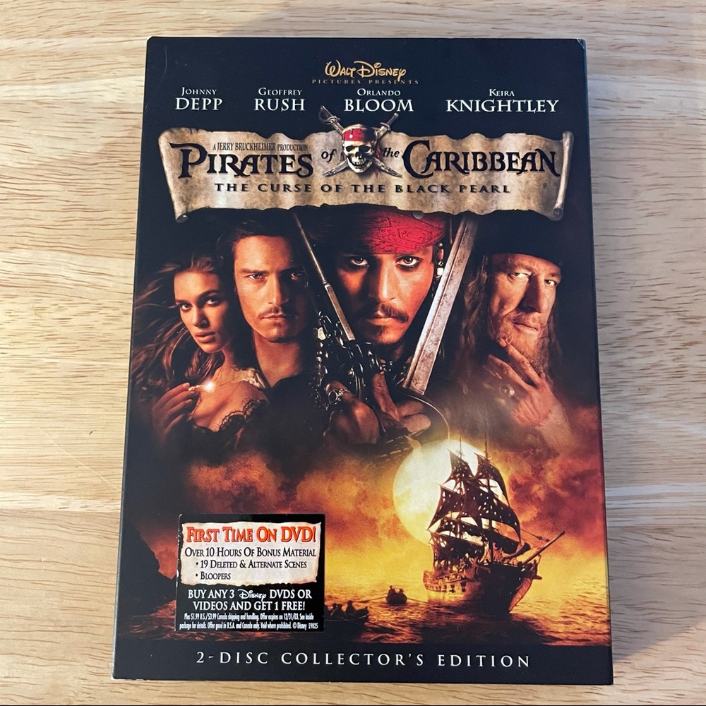 Pirates of the Caribbean: Curse Black Pearl 2 DVD